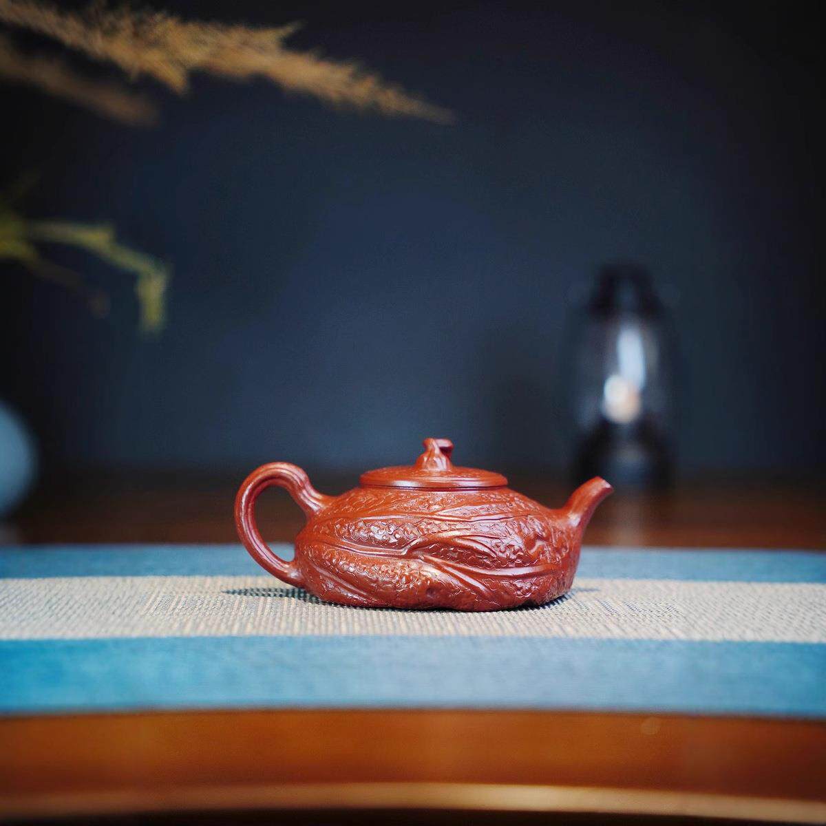 宜兴紫砂树枝供壶矿老红泥紫砂茶壶100c壶c小春品原茶具全纯HDD手