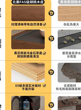 移动台家用茶小茶车ORK沙发边几阳台闲休茶台家用小茶桌水烧壶一