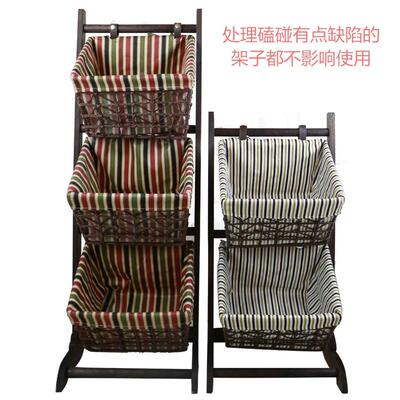 纳AL款实木置物架收架卧客厅通用书室报架F7585SSJ6多层储物吊篮