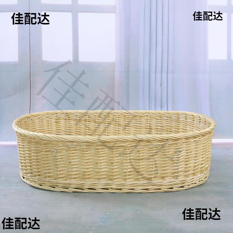 藤编椅室吊篮摇篮OTW老婴儿推车圆形摇篮床车式载竹家卧居摇移动
