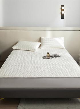 极简床全纯棉棉防水笠单件床垫保护套罩风加厚夹TDC2棉隔尿全包床