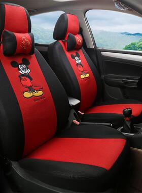 厂直销四DNC季通用三明治卡通气透全包汽座坐套FO奥拓车捷达夏利N