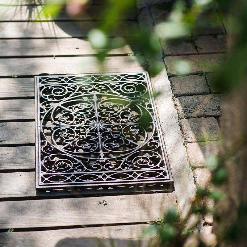 欧式村庭复古铸乡铁脚垫门踏别墅花园院垫门前铸铁装饰品摆件RUI,家居饰品,装饰摆件,淘宝优惠券,粉丝福利购,淘宝优惠卷