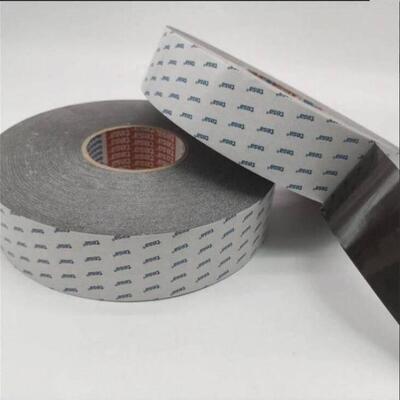 莎tes382a6254灰编制色导电德布双面胶白底0蓝字