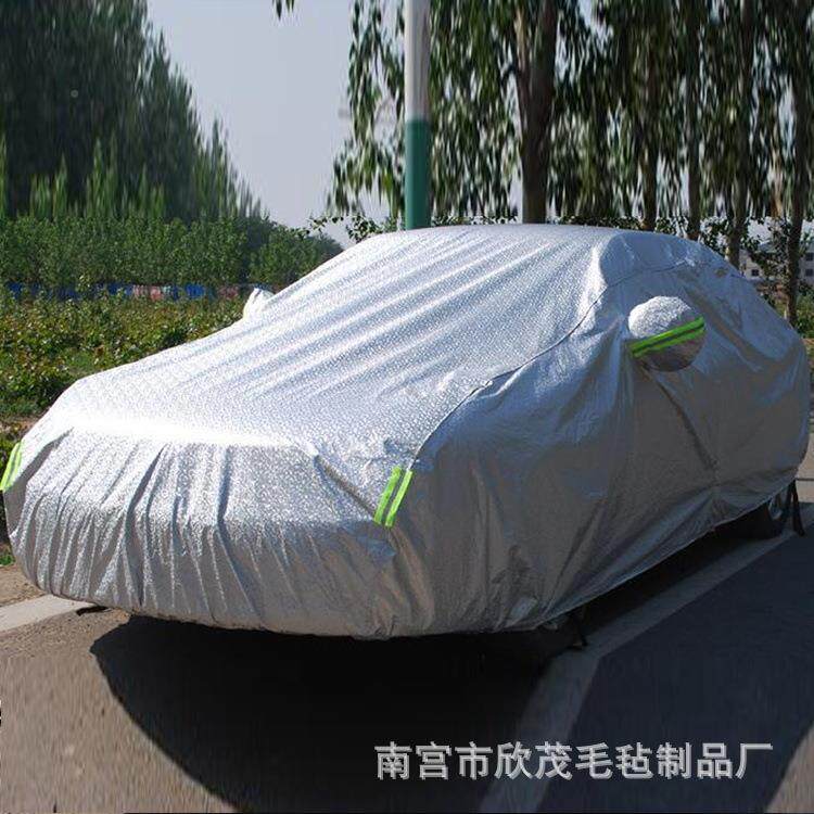 铝膜汽车衣车罩四季通用防防BNH防晒水防尘加厚冻方车雪汽车车衣