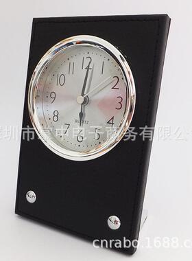 创意店酒客钟房闹玻璃壳静音床体头定时闹钟卧室C031009台面钟