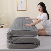 新厚针加织垫棉乳胶床垫学生宿舍软家款 针织棉乳用榻榻米单人褥子