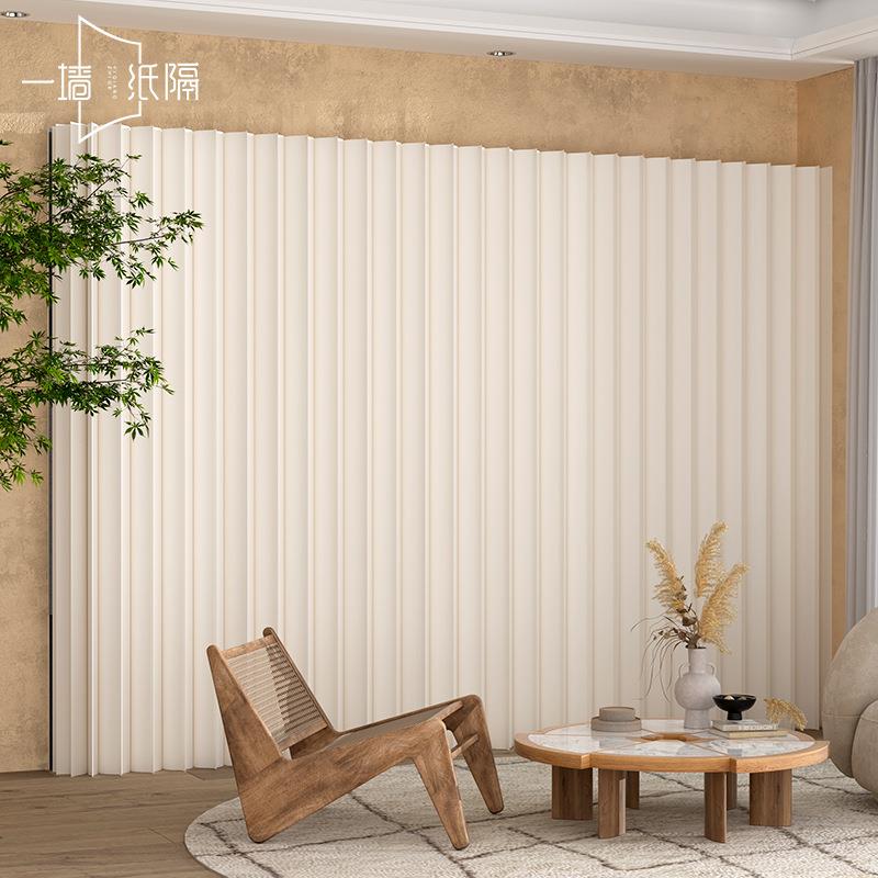 纸屏风办公室隔断可房遮简易挡纸间墙折叠屏风装饰免打孔假785墙