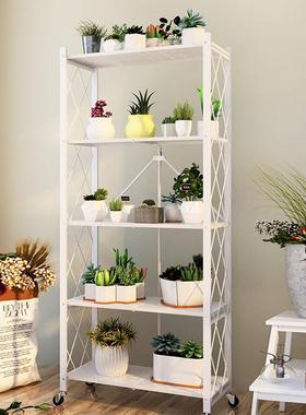 免安装折叠置物架厨房微纳波炉烤箱物台架RLU阳多层收移动储架子