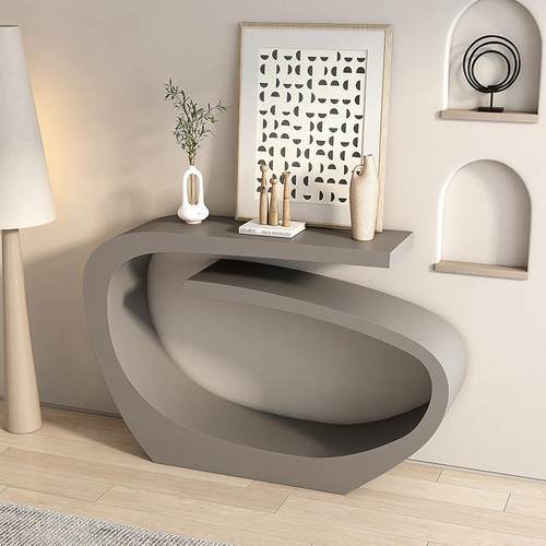 yhu欧式案网红关桌条走入户玄关柜奶油风客厅端景台廊装437饰玄柜