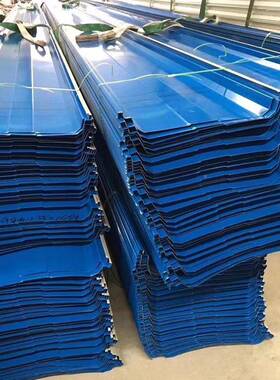 应FUE彩瓦彩钢瓦屋顶屋面用镀锌5钢板压型Q3钢结构厂房2供钢建筑