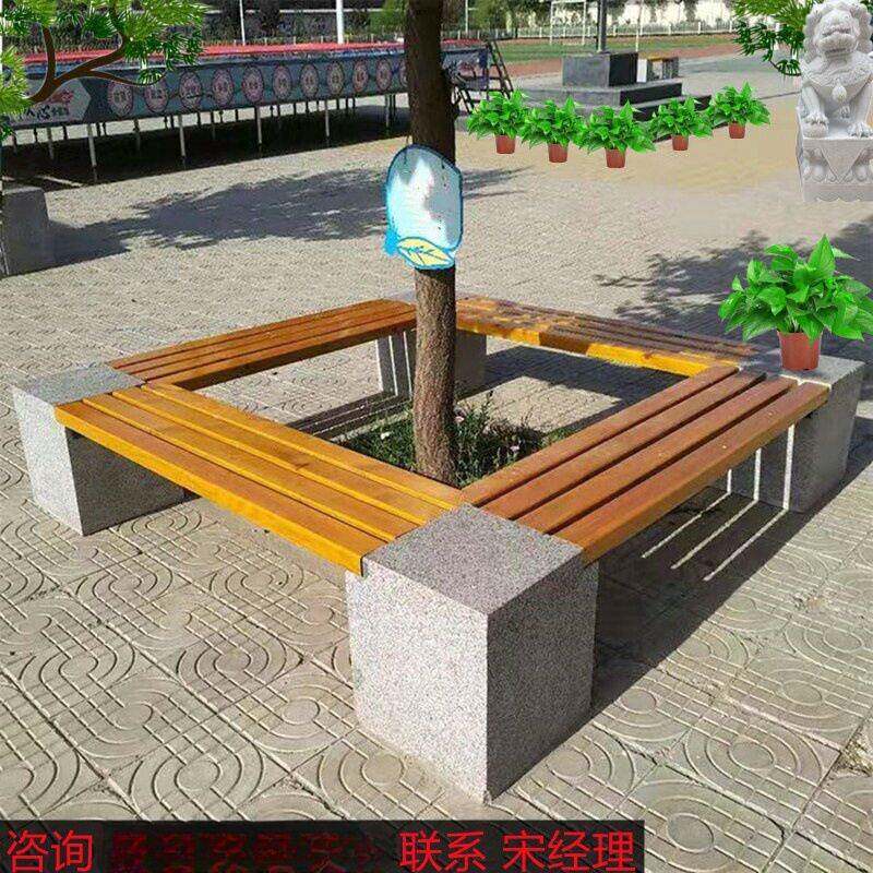 凳防腐木石凳子找定曲阳县石岗凳厂家制025601花石岩长条成品凳子