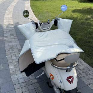 电加大加加厚绒保暖476防防风水电瓶车 动车防雨摩托车挡风秋冬季