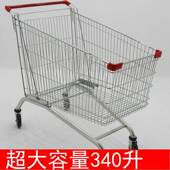超推340升市手车仓库分拣理货车超市货理车商场超市购车网篮手物