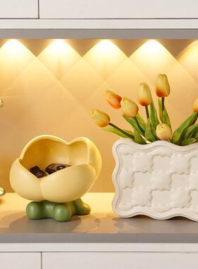 入玄关钥收0122纳摆件鞋柜进门口客厅居装饰品置物架家放匙户钥匙