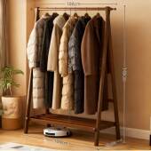 酒店衣卧用室架家房间简易衣帽架落地挂衣架衣服666收纳架置物晾