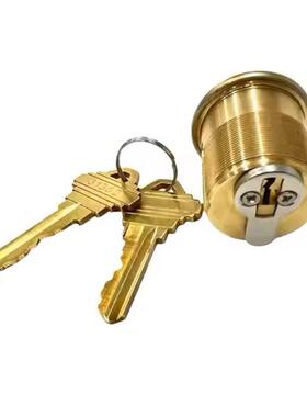 美式铜SC1锁芯配套锁头办公门MT-24-G室有框玻地璃门锁锁家用卧室