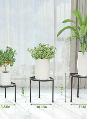 个5装新款18936铁艺圆室形花凳落地单花式盆景小花架内阳台桌面盆