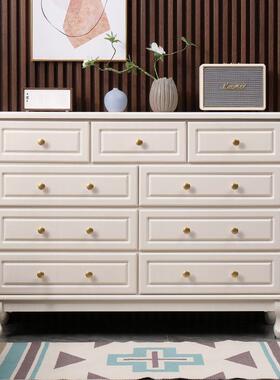 五斗柜实木卧室收纳柜柜客抽厅电视约简现代五斗橱特价多功能JBU