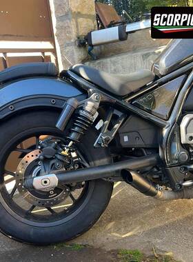 适用于0托摩车CCM300CM500M1100改装尾段排气管消声器266725017-2