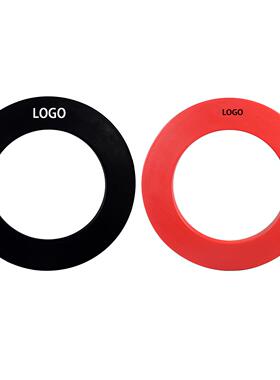 CyeeLife18寸硬靶保护圈黑红PU飞镖盘护圈保护环45*70cm