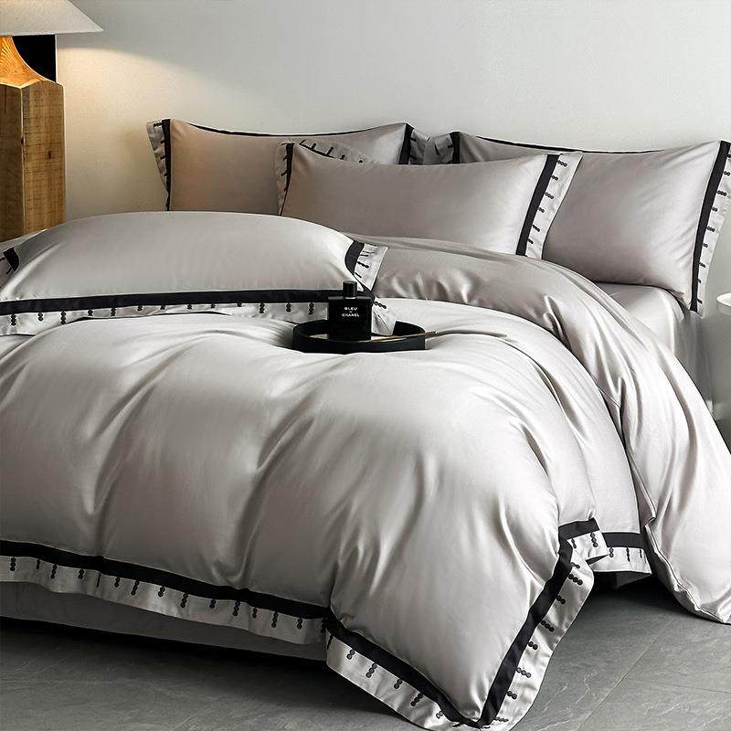 A类母婴级100支长绒棉四件套轻奢纯棉全棉被套床单床笠款床上用品,纺织面料/辅料/配套,纺织机械配件,淘宝优惠券,粉丝福利购,淘宝优惠卷