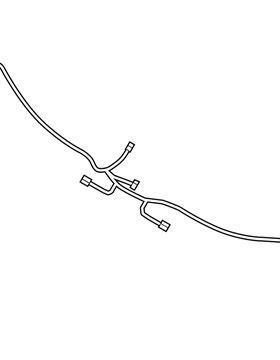 适用丰田82114-06280凯美瑞前雷达线束发动机4号线
