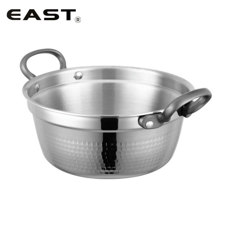 EAST东方厨具三层钢锤印调理锅家用多功能锅西餐烹饪汤锅商用煮锅