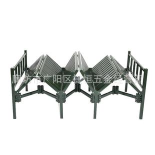 国债六段折叠床森林户外六折行军床民政救灾单人床钢塑午休床