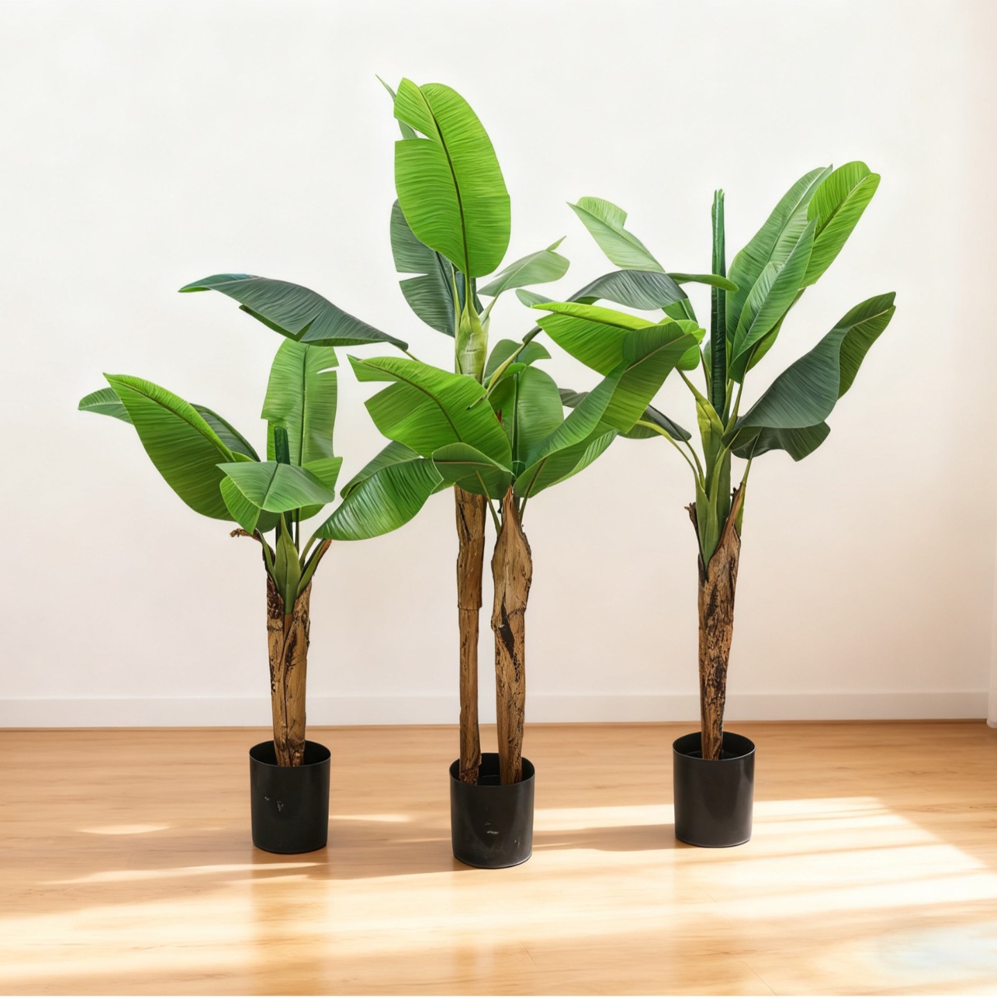 仿真芭蕉树大型绿植盆栽室内摆件假树造景户外装饰假香蕉树盆批发