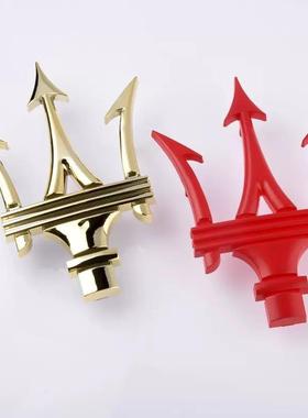 适e用玛莎拉蒂车头标总裁Gibli吉博玛莎拉蒂力levant改装中标莱万