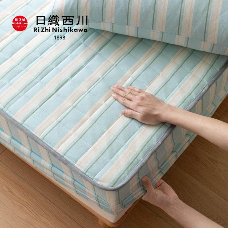 日织西川A类全棉纯棉织洗棉夹棉床笠裹全包式水床全棉纯棉垫遮盖,床上用品,床裙,淘宝优惠券,粉丝福利购,淘宝优惠卷