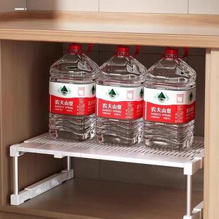 长宽可伸缩衣柜分层隔板内收纳架柜收置物架166柜子纳层架橱分柜