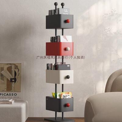 新款用地多层书架家客铁艺落PWV置物架转角储物柜收纳展示柜厅隐