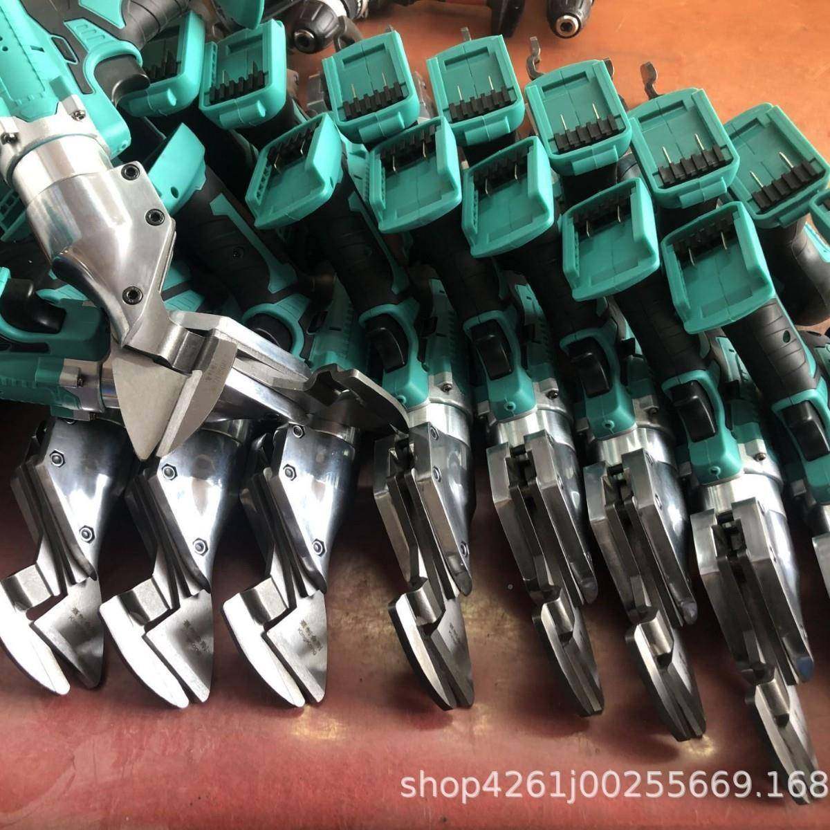 锂电式电无品牌/剪电动刀铁皮皮刀剪充电式剪钢丝剪刀革剪园林修