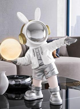 潮流BJ1811F宇航员夜灯桌小面树脂睡太空摆件人卧室床头儿童房眠