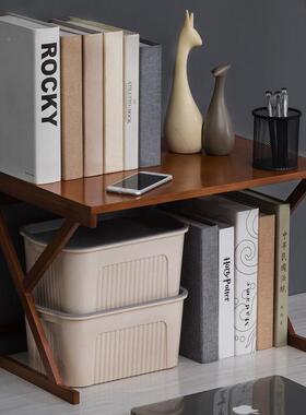 桌面面儿置物架桌上书架子书收纳童桌简易TKZ学生台飘窗家用小型