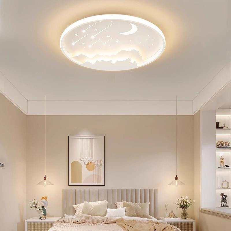 童儿吸顶灯房护眼星空流星灯浪漫温书房卧馨室灯男孩女396孩房间