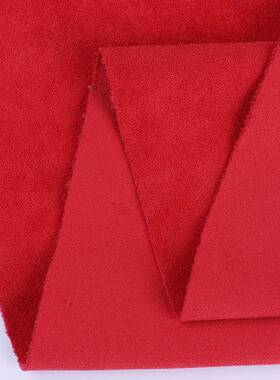 造现货09mm绒面皮绒顶.棚材料方向盘靠枕汽车座椅NHE皮麂革面料人