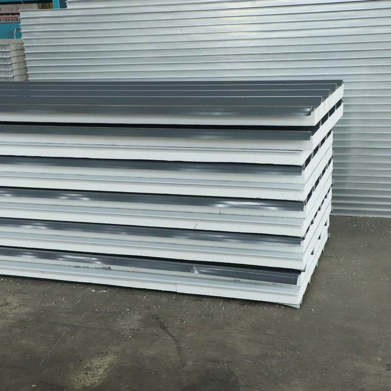 供应厂842泡房屋顶防潮隔热彩钢泡瓦沫建楞板屋面夹芯沫瓦筑复合