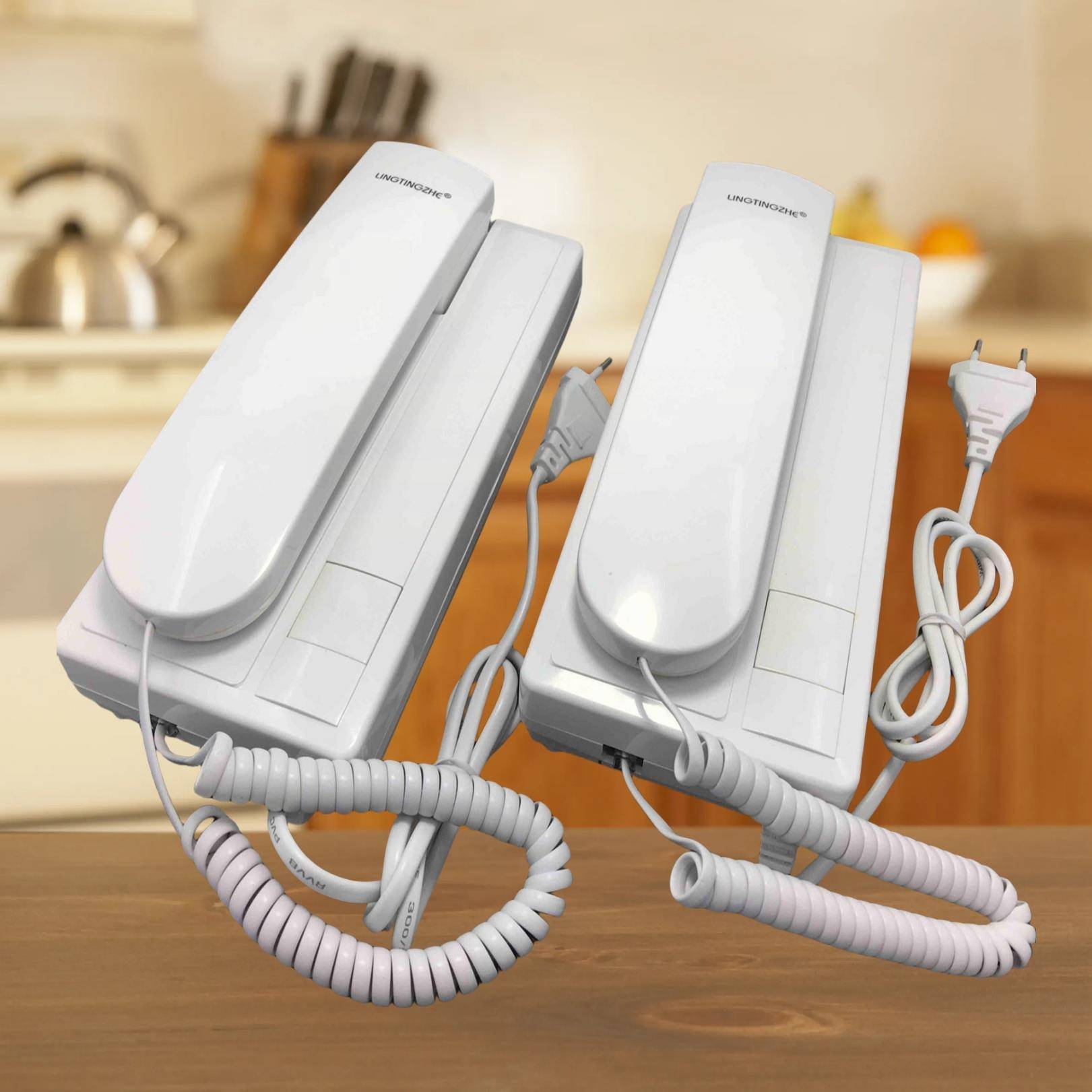 双聆听者AC/DC320有线对讲机向对讲井隧道监矿狱家用老人一键呼对