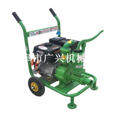 手抬轻便2寸3水寸抽水泵涝灌排排溉汽油泵170F自吸式直WNI联污泵