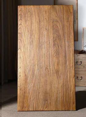 山东城木板整张长榆VGX方形桌面板家用阳台飘老窗板实木风郓化老