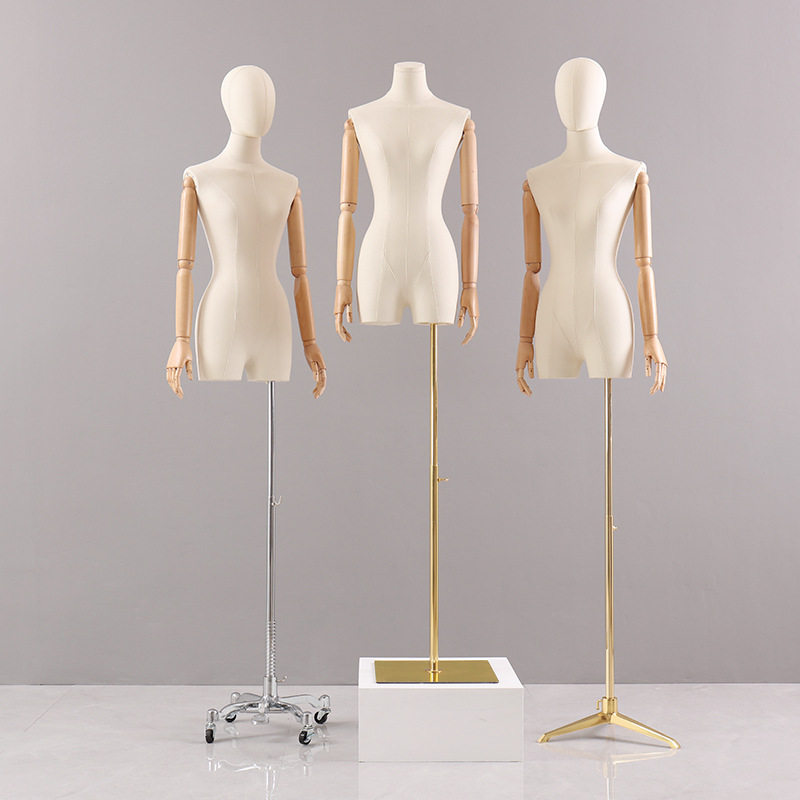 服装店模特道具女半身橱窗展示人台韩版小胸锁骨全身女装架子新款