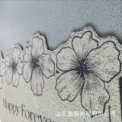 尚时垫简约厚PVC丝圈地刮泥蹭土入加户进门玄关脚垫可SRN剪裁