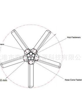 小互平型风力发电机组2000W/2千瓦水轴GLB风补力机2KW风光路灯系