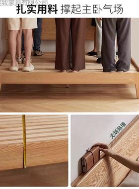 全实木家用18双LRH人床主5橡胶木简床木约纯实床板小卧户型单人床