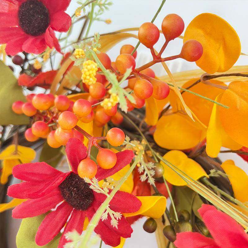 现货感005恩节花环秋季节浆果花仿真雏丰菊环感恩收节装饰门环挂,鲜花速递/花卉仿真/绿植园艺,仿真绿植,淘宝优惠券,粉丝福利购,淘宝优惠卷
