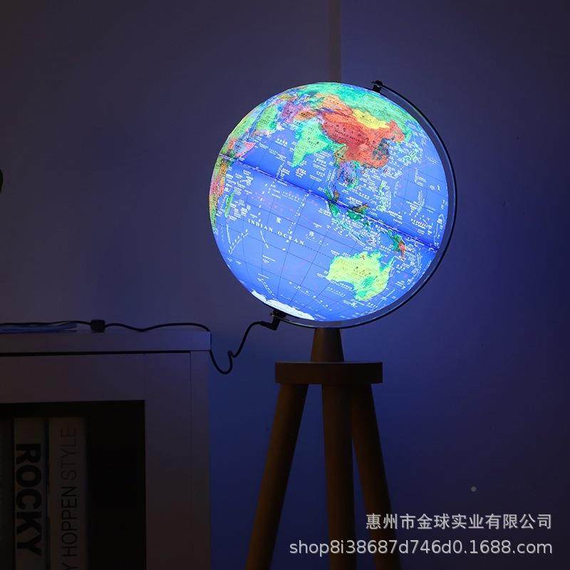 金球3CM三角架浮雕地球仪45CM带办公室2书JSL359-3房摆件客灯装厅,家居饰品,落地摆件,淘宝优惠券,粉丝福利购,淘宝优惠卷
