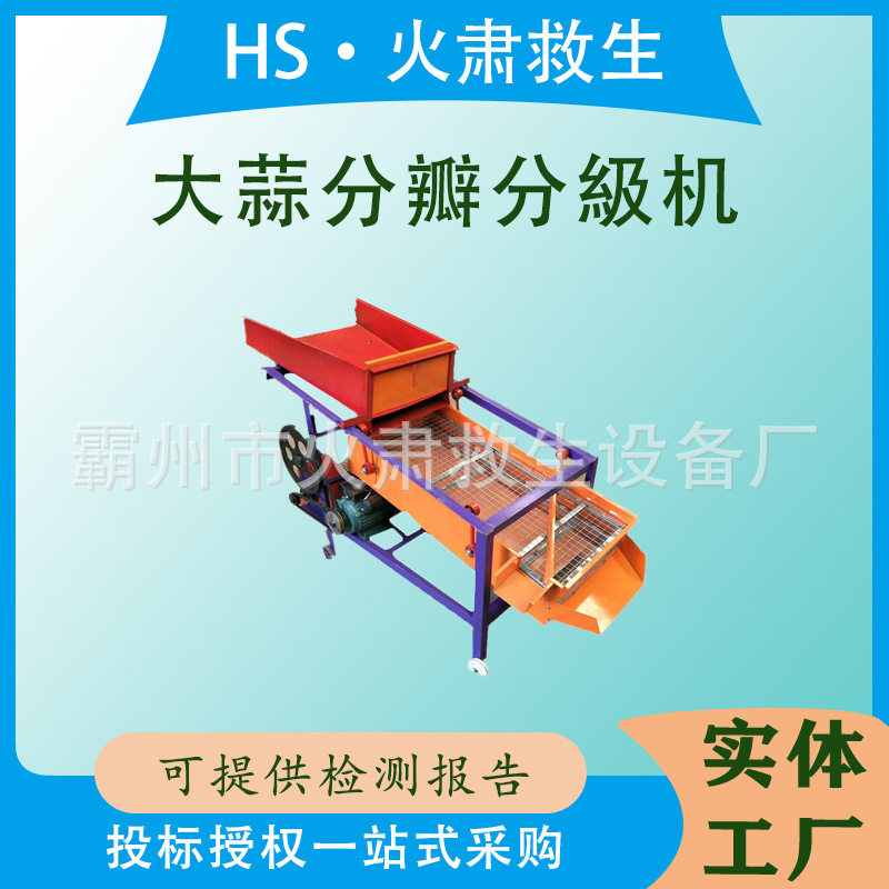家用小型芝麻清选除杂机械大蒜分瓣分级筛选机 两相电蒜瓣选种机